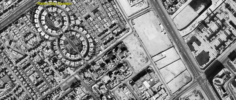 Район Палм-Сити, Катар. Панхроматическое изображение высокого разрешения, полученное 28 декабря 2019 года